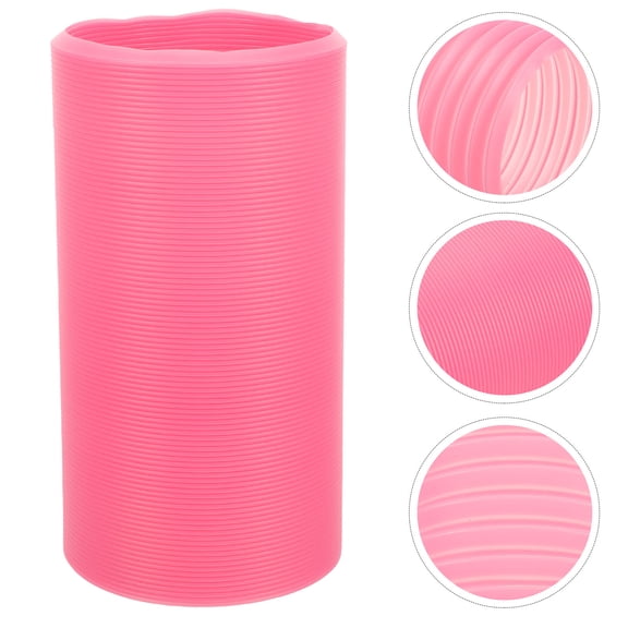 LEORX 1Pcs Pink Hamster Tube Tunnels for Hiding and Playing with Small Pets 39.4x3.9in