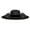 C, variant on Steel Ring Support Extra Wide Brim Dual Solar Fan Sun Hat, Adjustable UV Protection Windproof Outdoor Fishing Hiking Bucket Cap