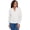 Latte, variant on Womens Zip-Front Chenille Collared Cardigan