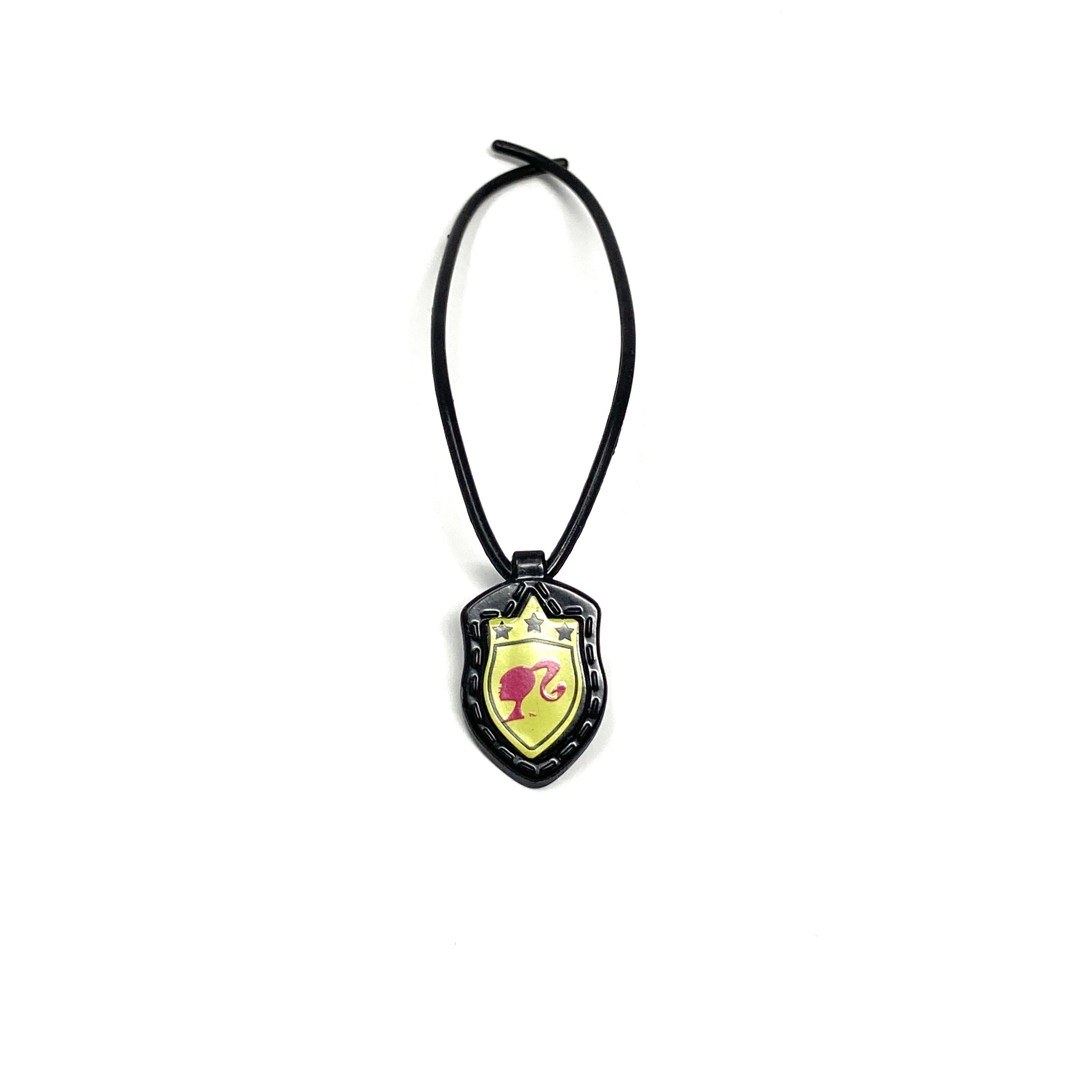 Barbie Boll Black Barbie Logo Necklace 