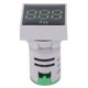 thumbnail image 1 of Pantalla digital cuadrada Luz indicadora LED AC100 ~ 380 V 20 ~ 75 Hz Medición de frecuencia (verde) VoborMX herramienta, 1 of 8