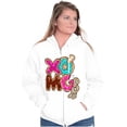 thumbnail image 4 of XOMG POP Cookie Crunch Band Logo Women Plus Size Zipper Hoodie Brisco Brands 2X, 4 of 5