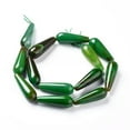 thumbnail image 3 of U8MO 13pc Natural Agate Teardrop Beads Smooth Mini Gemstone Loose Spacer Bead 30x10mm-SeaGreen, 3 of 3