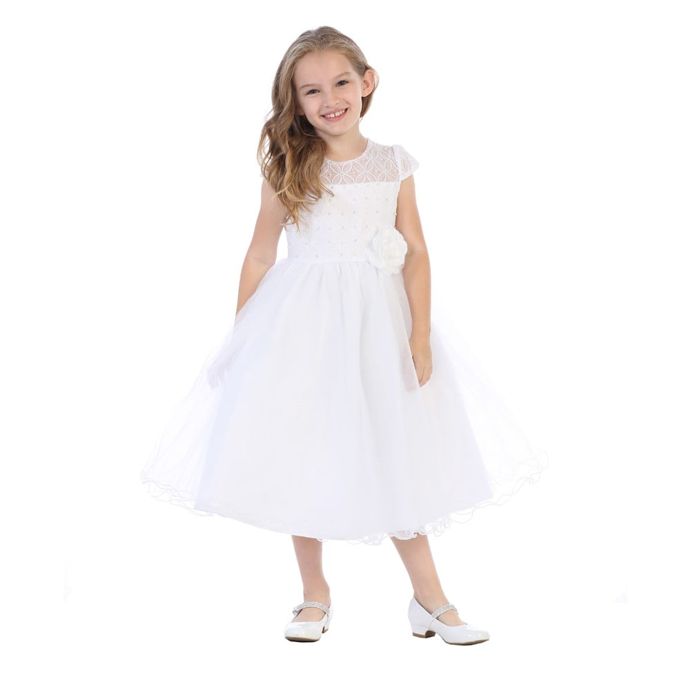 junior girls white dresses