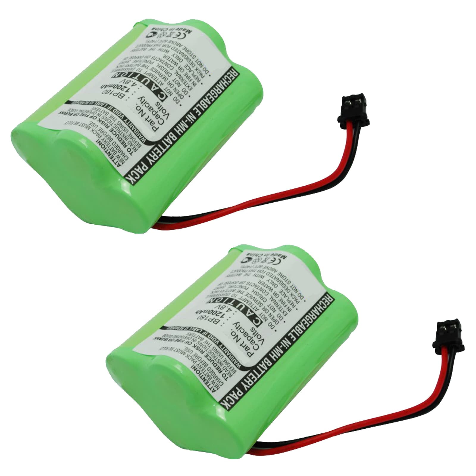 2x Scanner Battery EBSBP250 Replaces Uniden BP120 BP150 BP180 BP250