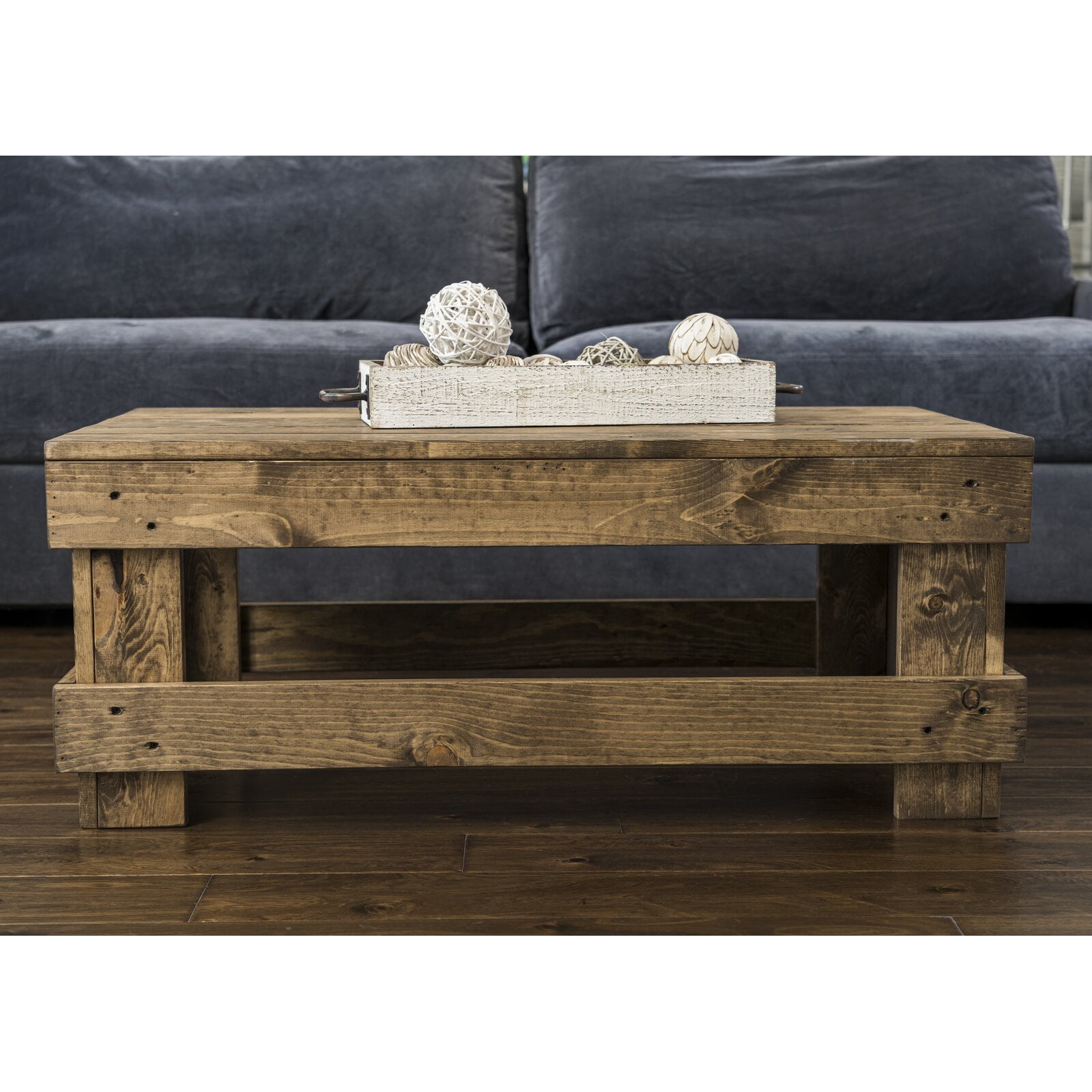 Coughlin solid wood coffee table deals
