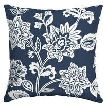 ARDEN Essentials Outdoor Pillow 16 x 16, Sapphire Blue Ashland Jacobean