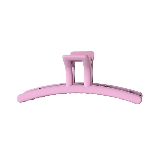 CSChome Hair Claw Frosted Non-Slip Crossing Hair Claw Spring Design Solid Color Simple Large Hair Clamp Styling Tool Clip
