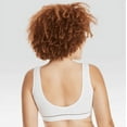 thumbnail image 3 of Hanes Women's Ribbed Scoop Neck Bra MHT006, 3 of 3