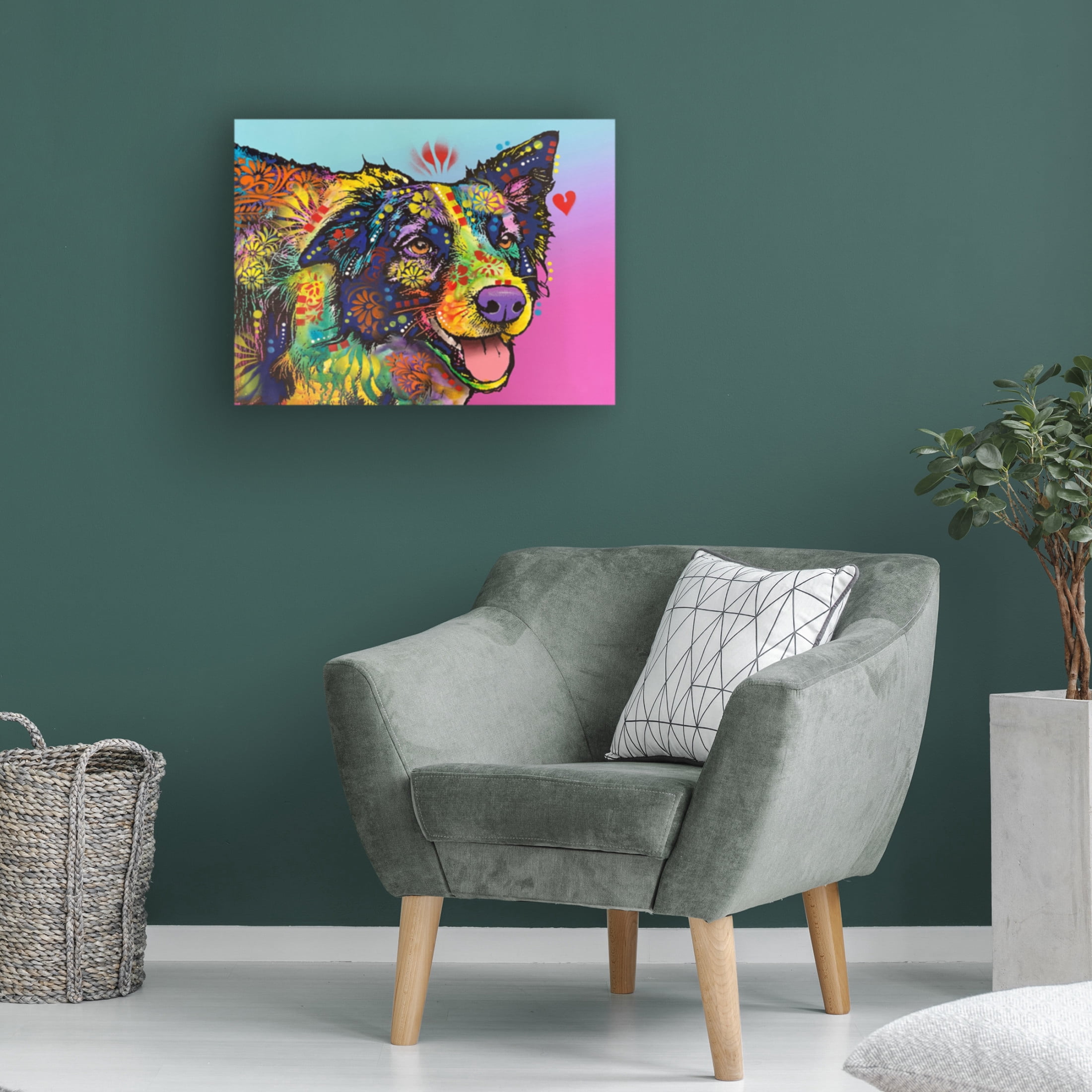 Canvas Wall Art - Dean Russo- Exclusive 'Delightful' Wall Art for Living Room, Bedroom, or Office Décor by Trademark Fine Art - 24 x 18 Inches