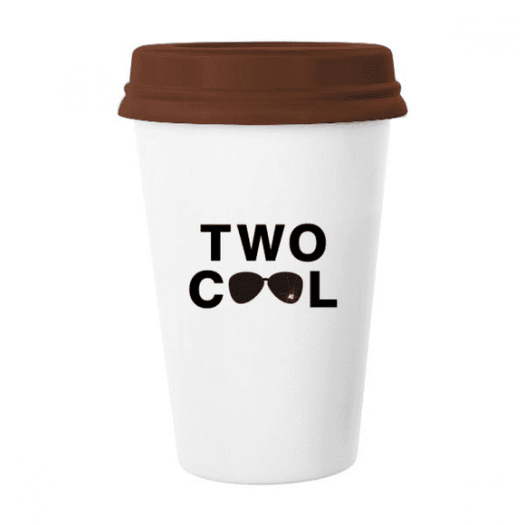 Two Year Old Cool Glasses Broken Mug Coffee Drinking Glass Pottery Cerac Cup Lid