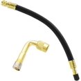 thumbnail image 1 of Extensión de válvula de neumático, extensores flexibles de vástago de válvula con adaptador de extensión de válvula de neumático de latón de 90 grados compatible con coches, camiones, motocicleta, 1 of 5