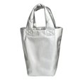 thumbnail image 3 of Bolso de mano de moda de alta gama Sense Bright, bolso de viaje de gran capacidad, bolso de cubo de PU suave, 3 of 6