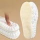 thumbnail image 2 of Thermal Wool Insoles with Airflow Vents High Resilience Warm Cushion for Winter Boots Hiking Shoes Cold Weather Protection, 2 of 5