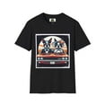thumbnail image 4 of Funny Boston Terrier Unisex T-Shirt - Wacky Married Couple In Car Design, 4 of 10