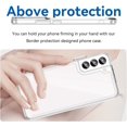 thumbnail image 2 of Case for Samsung Galaxy S22 Plus Case Slim Dropproof [Defend from Drop/Scratch/Slip/Fingerprint] Clear Acrylic Hard Back Soft TPU Bumper Hybrid Phone Cover for Samsung S22 Plus-Crystal Clear, 2 of 16