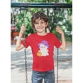 thumbnail image 2 of Fluffy Ghost W Pumpkin T-Shirt Juniors -Image by Shutterstock,  x-Large, 2 of 4