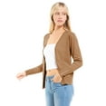 thumbnail image 6 of MixMatchy Women's Soft Basic Long Sleeve Button Down Classic V-Neck Knit Cardigan Sweater, 6 of 7