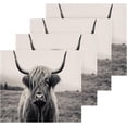 thumbnail image 2 of Coolnut 4PCS Highland Cow Towels Cotton Washcloths Set,Quick Drying & Absorbent Soft Bathroom Hand Towel Lightweight & Portable Fingertip Towel Decor Gift, 2 of 7