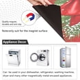 thumbnail image 4 of Christmas Bells Bow Dishwasher Magnet Cover Reuseable Refrigerator Magnet Cover Decal Fridge Microwave Stickers Hoilday Party Decor 23 x 26 Inch, 4 of 5