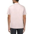 thumbnail image 3 of Cafe Luna Men's and Big Men's Stripe Panel Print Short Sleeve Shirt, Sizes S-5XL, 3 of 4