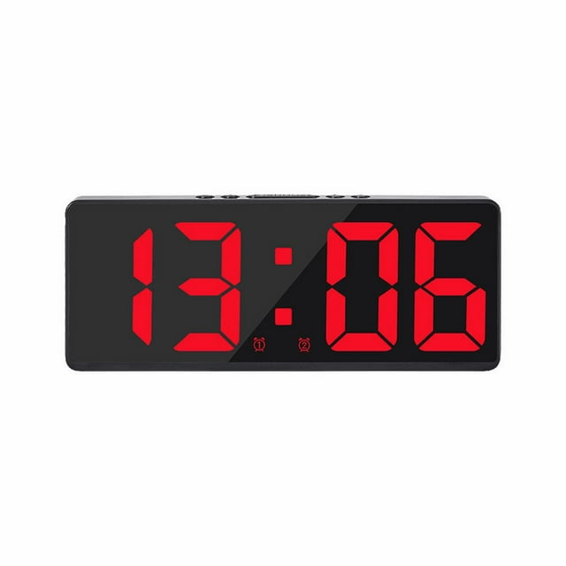 Binwennn Porte-Bonbons Cochon Compte à Rebours Horloges pour Enfants Réveil de Bureau Réveil Numérique LED Rétroéclairage Électronique Réveil pour la Maison
