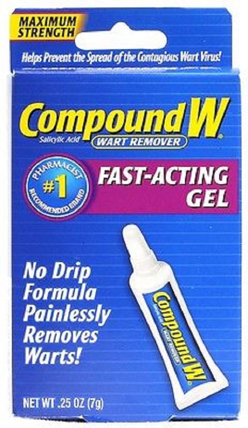 Compound W Maximum Strength Wart Remover Fast Acting Gel 0.25 OZ