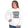 thumbnail image 4 of Stand Show Never Give Up Inspiration Sweatshirt for Men or Women Brisco Brands L, 4 of 6
