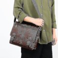 thumbnail image 2 of Weixier D246 Men#39;s Travel Messenger Office Crossbody Bag Tablet Briefcase Computer College Satchel Bag - Light Brown, 2 of 4