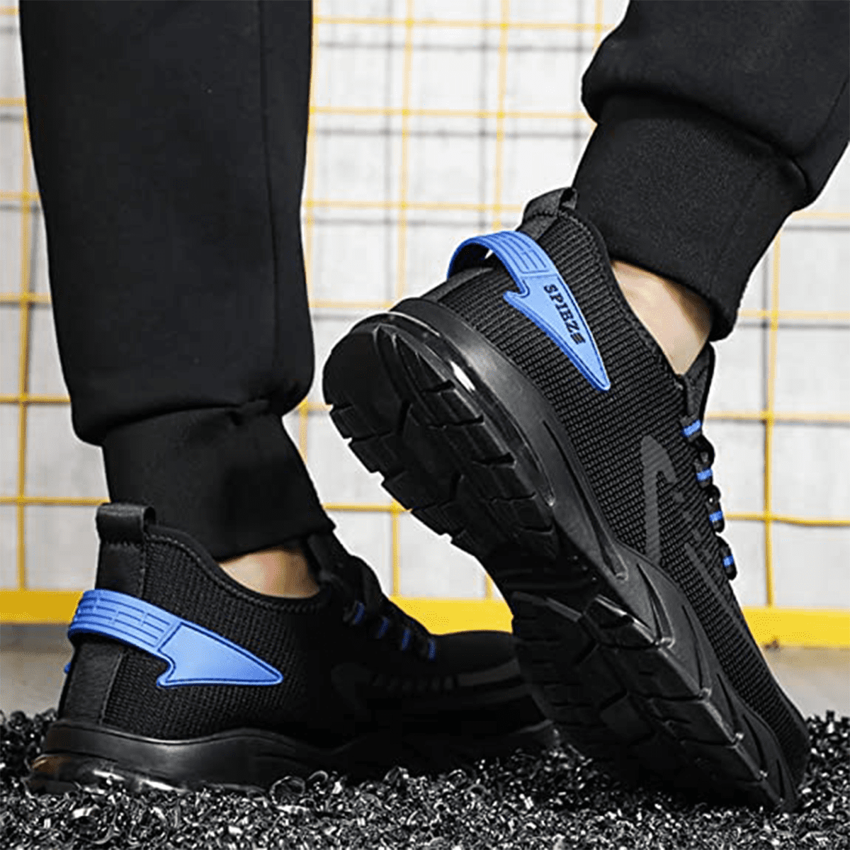 Men Lightweight Steel Toe Cap Safety Work Boots Waterproof Slip Resistant  Shoes - Đức An Phát