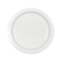 White 7" Paper Plates, 20 ct. - Party Supplies