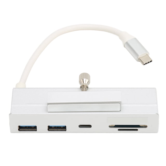 USB C Hub, Type C Hub 6 in 1 Plug and Play Aluminum Alloy for AIO Computer