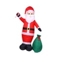thumbnail image 4 of Papá Noel inflable de Navidad de 3,6 m/142 pulgadas, adorno navideño grande de Papá Noel, decoración de patio inflable para interiores y exteriores, 4 of 8