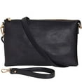 thumbnail image 2 of Humble Chic Convertible Crossbody Clutch - Vegan Leather, Black, 2 of 9