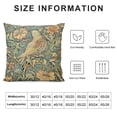 thumbnail image 5 of GOSMITH Throw Pillow Covers Decorative Boho Pillow Covers for Couch Living Room Golden Lily Light Square Pillow Cases European Jacquard Cozy Bedroom Decor, 5 of 5