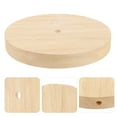 Desk Lamp Base Replacement Table Base Round Wooden Table Lamp Base DIY Wood Lamp Base
