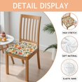 thumbnail image 2 of Pioneer Flower Seat Covers for Dining Room Chairs Set Of 4,Stretch Printed Washable Chair Seat Cover with Elastic Ties and Button,Removable Waterproof Couch Cushion Covers, 2 of 6