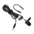 thumbnail image 5 of Wired Collar Clip Microphone 3.5MM Pickup Mic with Headset for Live Broadcast SuppliesMicrophone +Headset with Type‑C Adapter Cable, 5 of 8