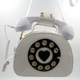 thumbnail image 5 of YOUI-GIFTS Retro dial telephone Crossbody Shoulder Bag,Pu Movable microphone Purse for Women, 5 of 5
