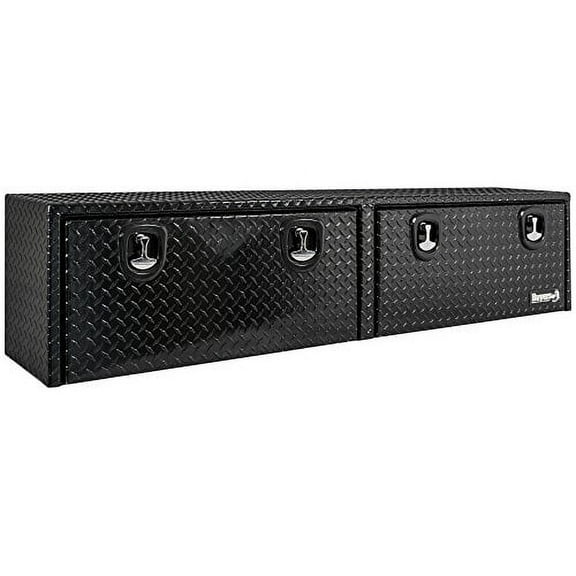 Buyers Products 1721561 Black Diamond Tread Aluminum Topsider Truck Box W/