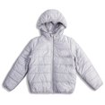 thumbnail image 2 of Boys Winter Puffer Jacket Kids Hooded Quilted Coat Warm Lightweight Water-Resistant with Pockets Gray 3-12 Years, 2 of 7