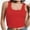 Red, variant on Womens Tank Tops Scoop Neck Sleeveless Top Casual Basic Slim Fitted Knit Cami Tee Shirts