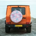 thumbnail image 6 of Pofeuu Tie Dye Print Spare Tire Wheel Cover for Car Truck SUV Camper Universal Fit Spare Tire Cover RV Spare Tire Covers-14 inch, 6 of 6