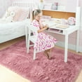 thumbnail image 3 of TWINNIS Shag Area Rug,8'x10'Soft Fluffy Area Rugs for Living Room Bedroom Kids Room Decor Carpet,Blush, 3 of 5