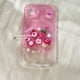 thumbnail image 1 of Compatible Con Samsung A14 A13 A12 A53 A51 A52 A03 A04E A50 A30S A32 A34 A22 A23 A54 A24 A33 A30S Lovely Pink Transparente Funda Protectora Suave De Cadena, 1 of 4
