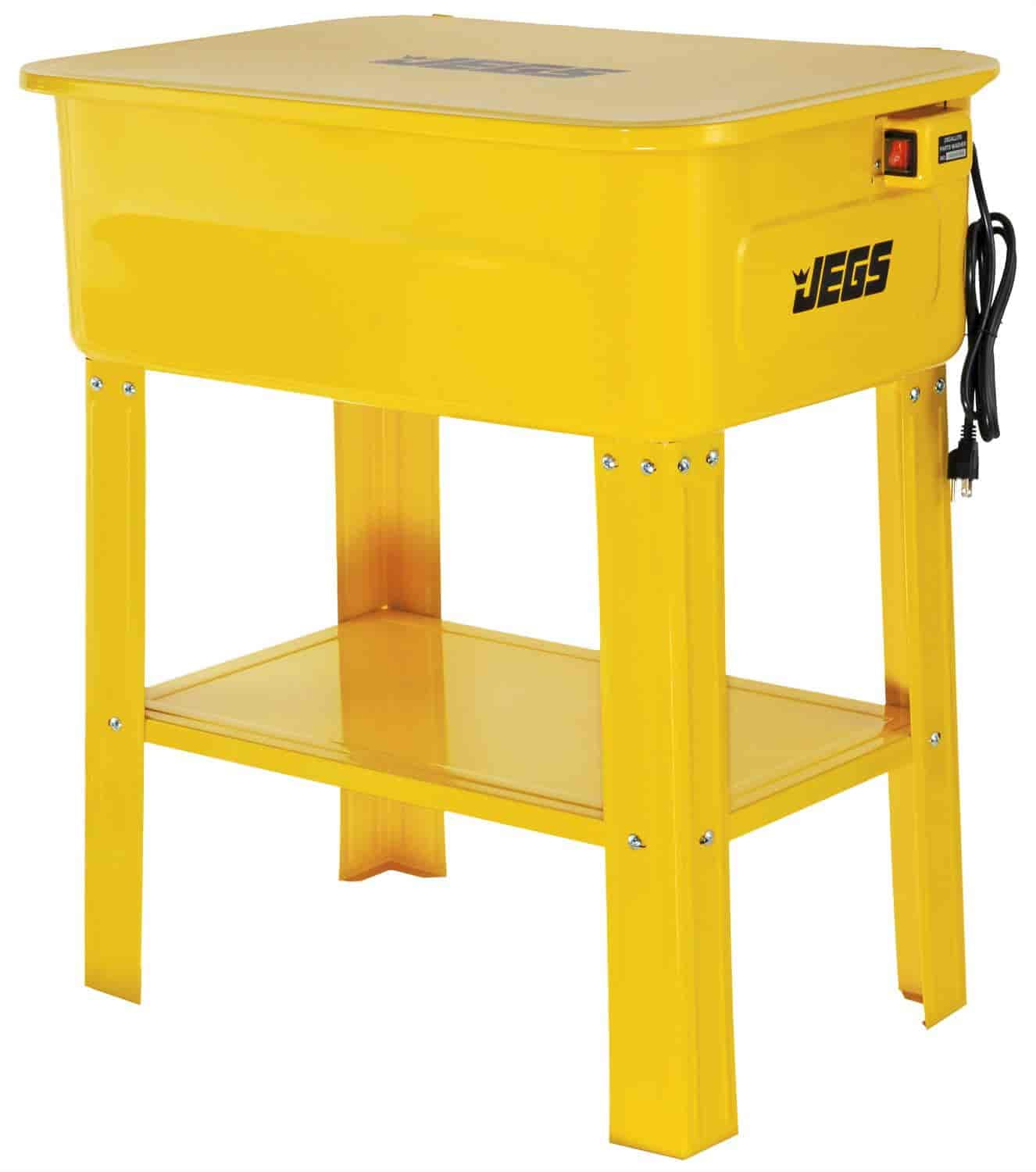 JEGS 40 Gallon Parts Washer With 24 Gallon Solvent Capacity & Electric Pump 