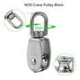 thumbnail image 7 of Zeiwohndc M20 Lifting Pulley Block Wheel Equipment for Cranes Hoists 50KG Safety Workload, 7 of 7