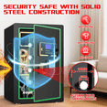 thumbnail image 6 of Gemaisil 5.5 Cuft Large Safe Box, Security Home Safe with Interior Safe Lock Box & Fireproof Document Bag, 6 of 11