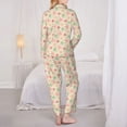 thumbnail image 3 of Bingfone Womens Pajama Sets Colorful Starfish Print,Long Sleeve Loungewear Pajamas Set-Medium, 3 of 8