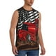 thumbnail image 2 of Fotbe tractor Men's Camiseta sin Mangas Estampada para Hombres, Playera Casual para Gimnasio, Entrenamiento, Playa-Medium, 2 of 7